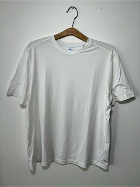 Tommy Bahama White Men’s Island Zone UPF 30 Crew Neck Short Sleeve Tee Size M